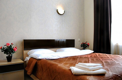 Арт Отель - Стандартный одноместный с двухспальной кроватью - В номере